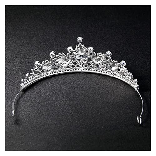 Corona de cristal cómoda que no daña el pelo y tiaras para niñas 5