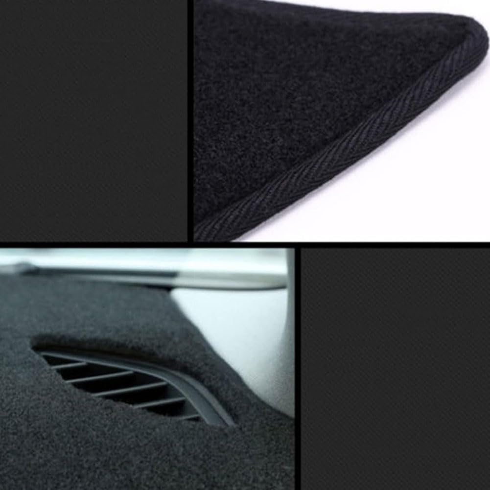 Cubierta de Salpicadero de Coche para Citroen C-Elysee 2012-2018, Alfombrillas Antideslizante Aislamiento Térmico Apagón Accesorios de Coche