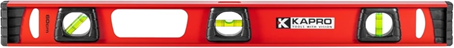 Kapro 140 Project I-Beam 72" Level - Aluminum Profile - Vivid Cylindrical Vials