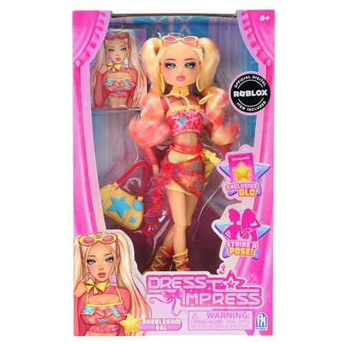 Dress To Impress Bubblegum Gal Fashion Doll Series 1 Wave 1 Pink