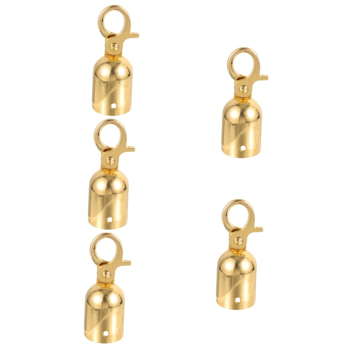 GARVALON 5pcs Rope Hook Rope End Cap Hook Stopper Cord Ends Long-Lasting Design