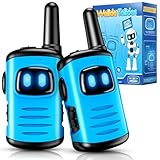 Kids Walkie Talkies Toys for Boys: comedyfun Mini Robots Walkies Talkies 2 Pack Boys Toy for 3 4 5 6 7 8 Year Old Camping Outdoor Game Easter Birthday Gifts Age 4 5 6 7 8 Year Old