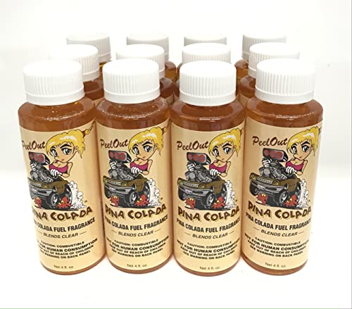 Power Plus Lubricants (12) Pina Colada Fuel Fragrance for Car, Motorcycle, ATV