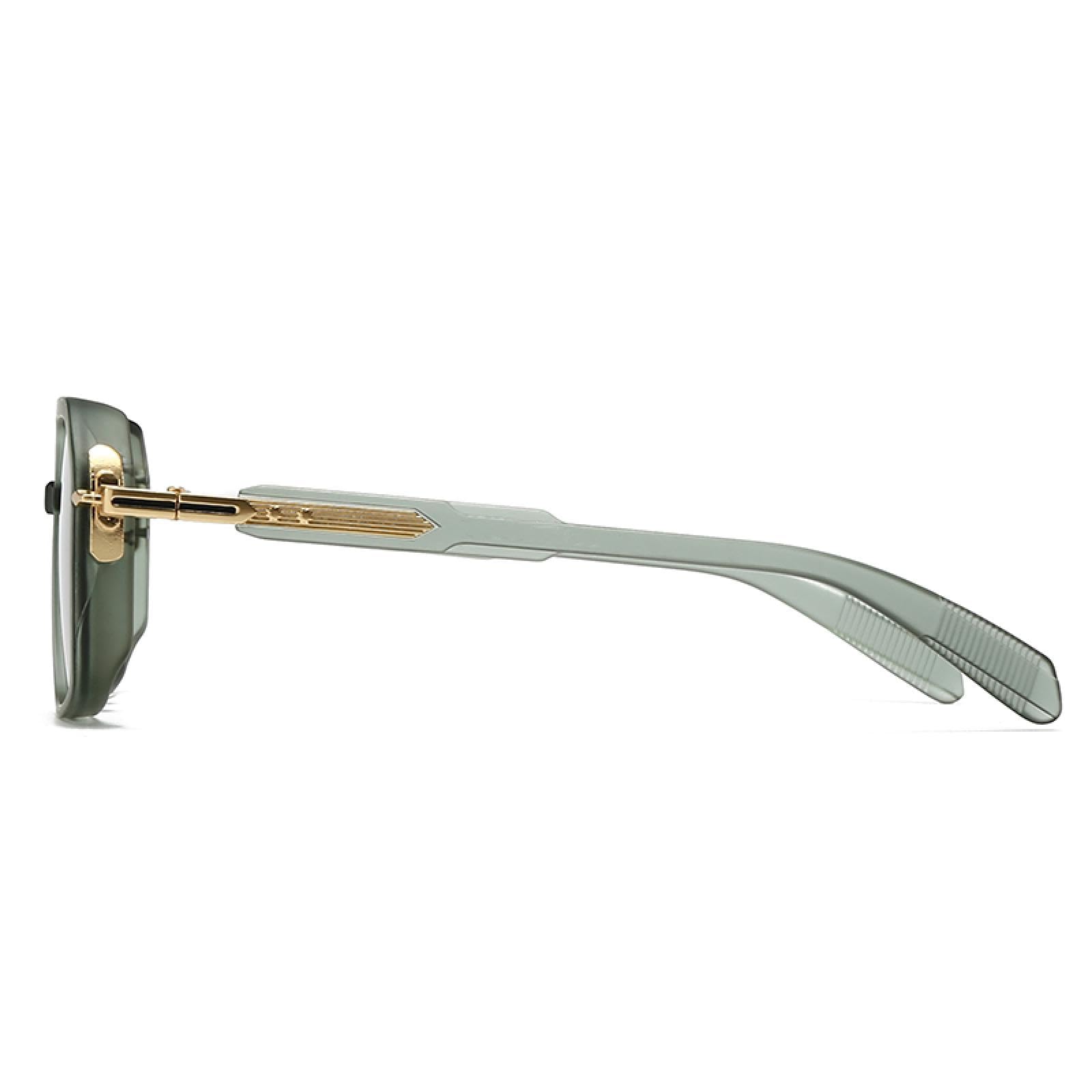 Modne męskie okulary lotnicze retro okulary przeciwsłoneczne kwadratowe okulary przeciwsłoneczne ozdoba na nogę