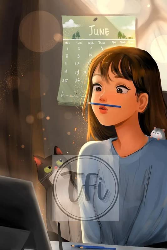 Girls Cartoon Art Posters, Girls Cartoon Art Posters for Room, Unframed