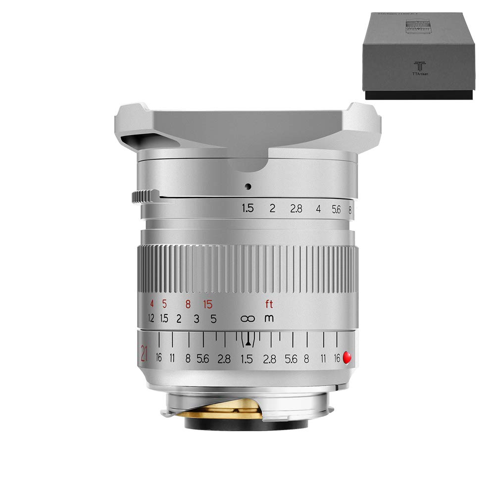 TTArtisan 21mm F1.5 Objectif Full Fame pour appareils Photo Leica M-M M240 M3 M6 M7 M8 M9 M9p M10