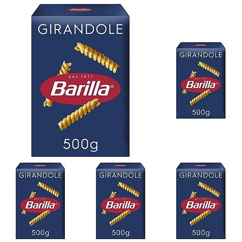 Barilla Pasta Klassische Girandole n.34 aus hochwertigem Hartweizen immer al dente, (1 x 500 g) (Packung mit 5)