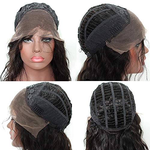 Perruque avant de lacet bouclée longue noire pour changer de style - 6