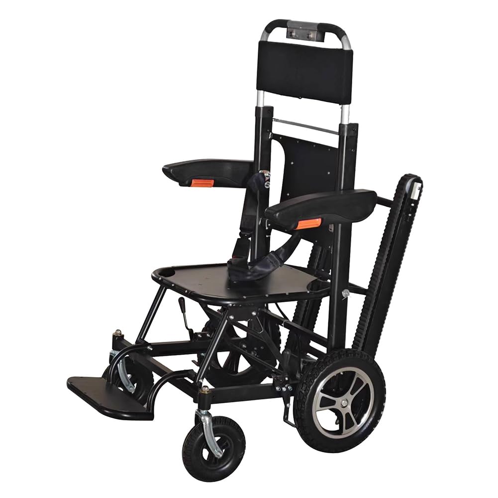 Silla De Ruedas Para Subir Escaleras Manual/Eléctrica 2 En 1, Salvaescaleras De Aleación De Aluminio, Batería De Litio Grande De 29 V 13 A, Plegable,A