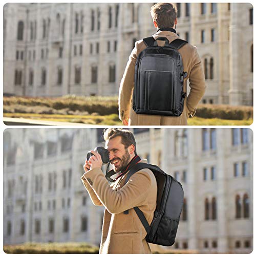 Estarer SLR/DSLR Camera Backpack Waterproof for Nikon Canon Sony Digital Lens GoPro Accessories DJI Mavic Drone 15.6" 15”Laptop w/Rain Cover Photographyer Camera Bag - Thumbnail 7
