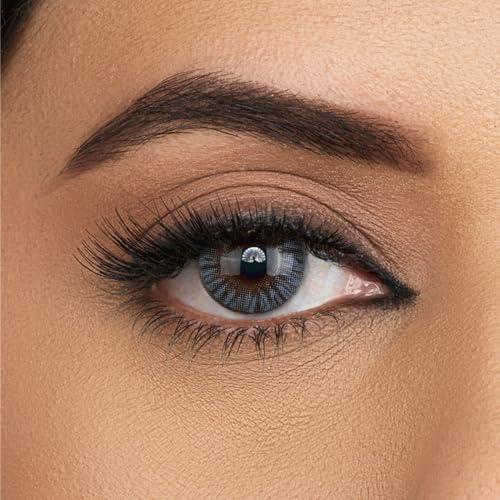 Image of Aquacolor Spicy Grey Candy Pack Zero Power Colored Lenses (2 Lens /Box)