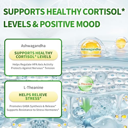 Image of Magnesium Complex for Women & Men with Cortisol Support, D3, Zinc, 7 Forms Magnesium Supplement (2 Bottle 480 Capsules)