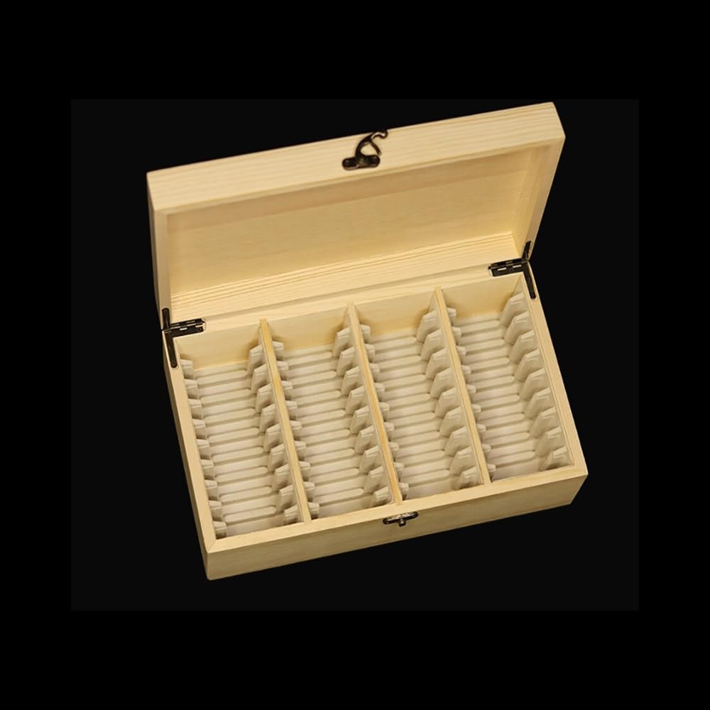 Scatola di Stoccaggio e Display in Legno Contenitore per Collezioni Adatta per 40 PZ di Monete Classificate PCGS NGC Slabs Supporto per Collezione di Monete e Accessori