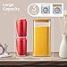57oz - 3 Pack Square Glass Jars with Bamboo Lids, Glass Food Storage Containers with Airtight Lids for Kitchen, Air Tight Pantry Storage Containers for Cereal, Pasta, Rice, Sugar, Coffee, Spice