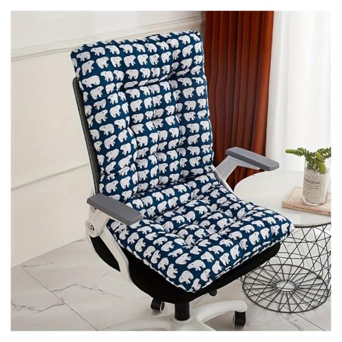 Cojín de asiento de coche azul con soporte ergonómico para la espalda y postura correcta