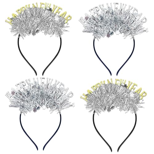 Riceverai: 4 x fascia per capelli felice anno nuovo