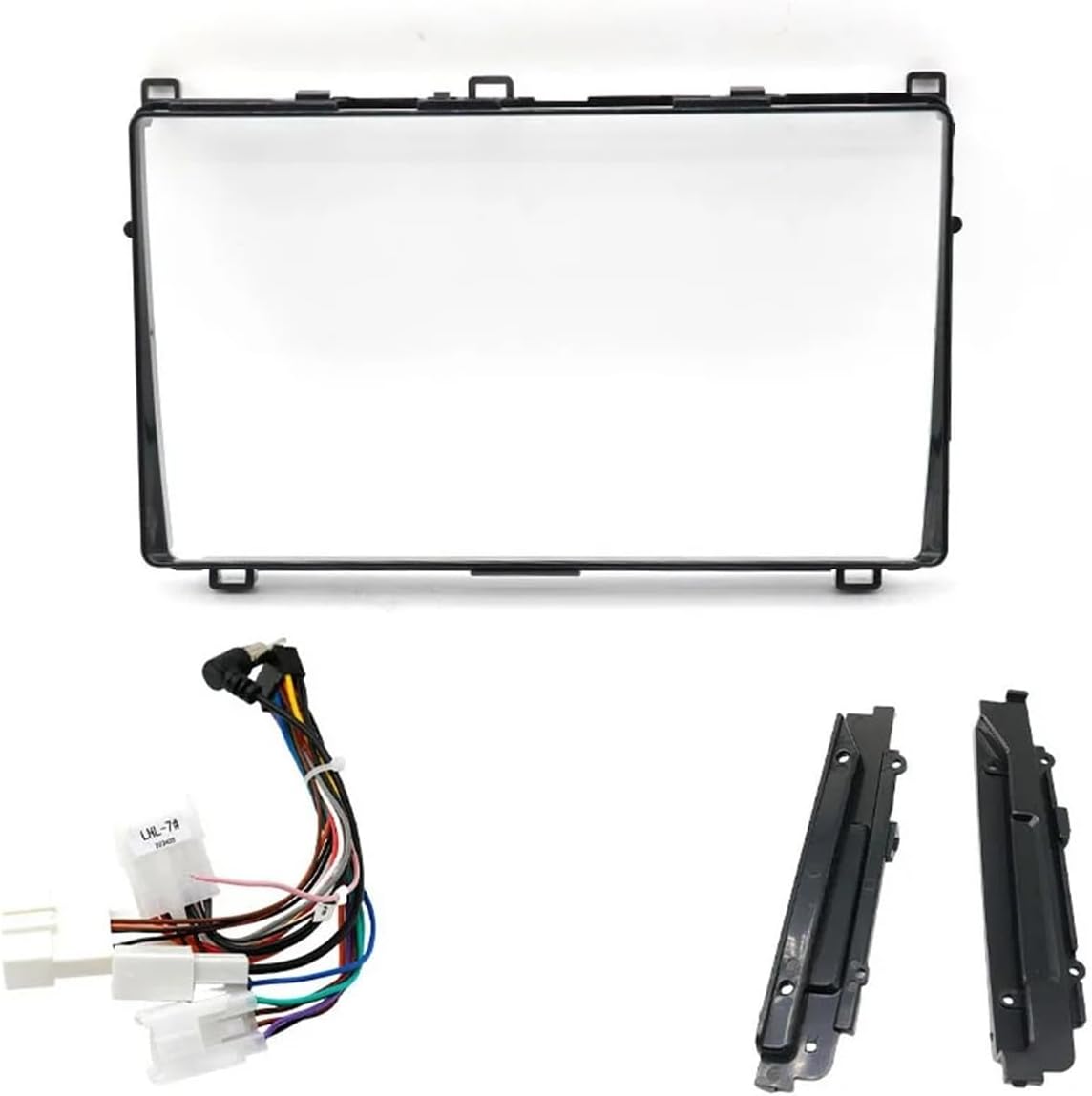 Radio Frame Car Audio Frame 9 Inch Adapter Fit For Toyota Fit For Corolla E180 Auris 2016-2019 Android Radio Fitting Panel Kit Convenient(Frame -B Cable16-19)