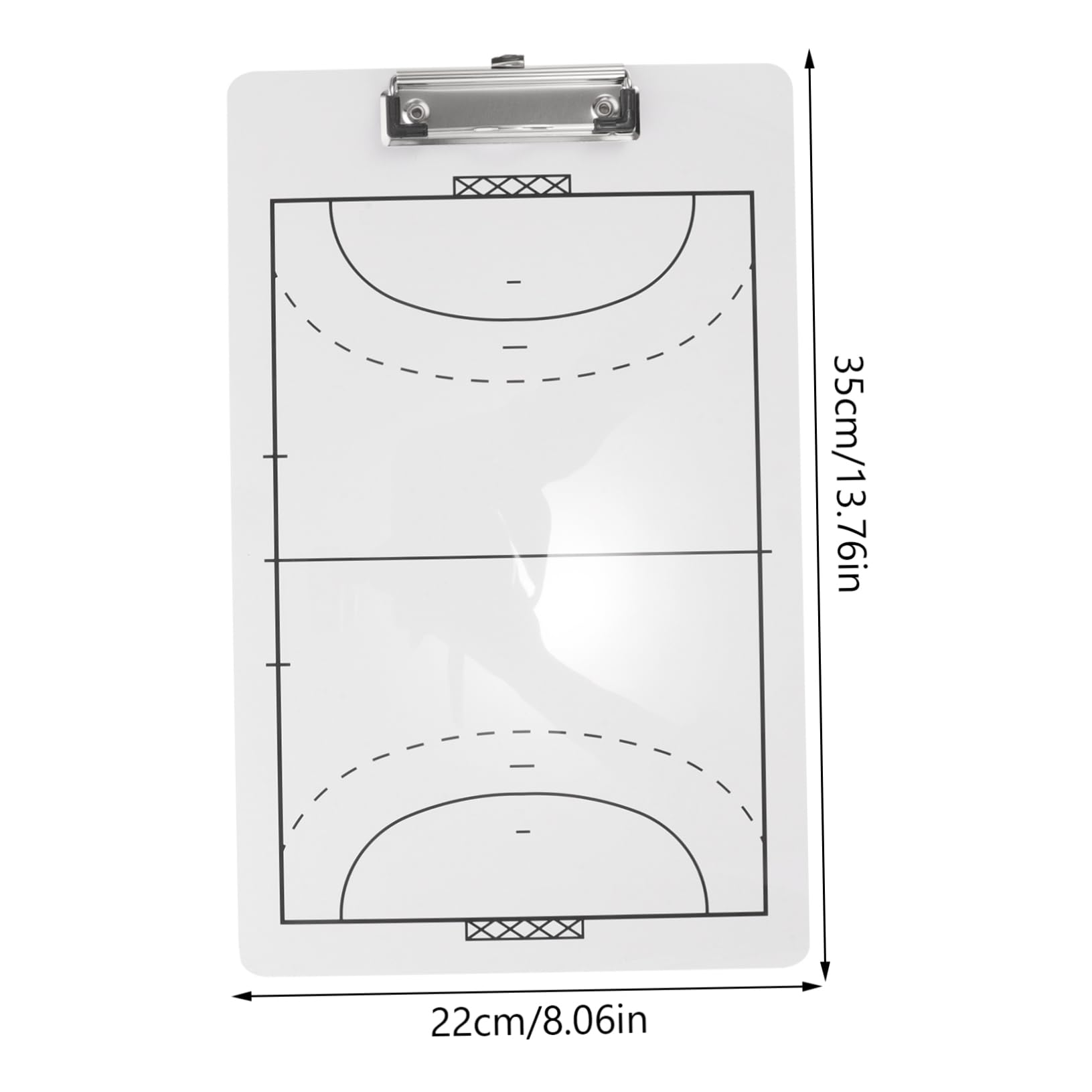 Abaodam Handball Board Wipe Marker Board Dry Eraser PVC Material Double-Sided Printing Multi-Function Design