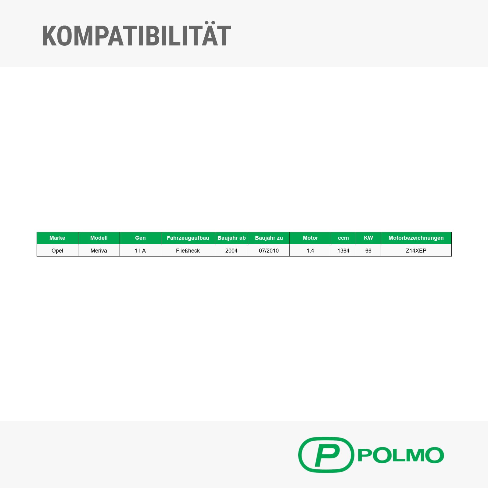 POLMOstrow Auspuff Endtopf für Opel Meriva 1 I A 1.4 Fließheck 2004-07.2010