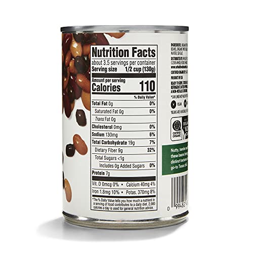 365 By Whole Foods Market Organic Bean Trio, 15 Ounce thumb #1