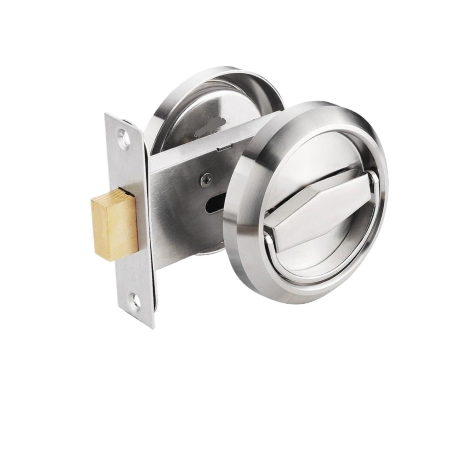 YXINAER Round Recessed Door Lock Stainless Steel Round Handle