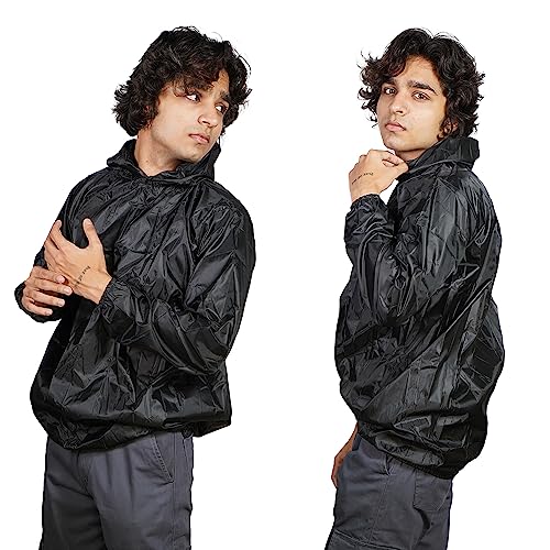 Plume Women's/Men's Waterpoof Pocket RainCoats/Hooded Unisex Rain Coat