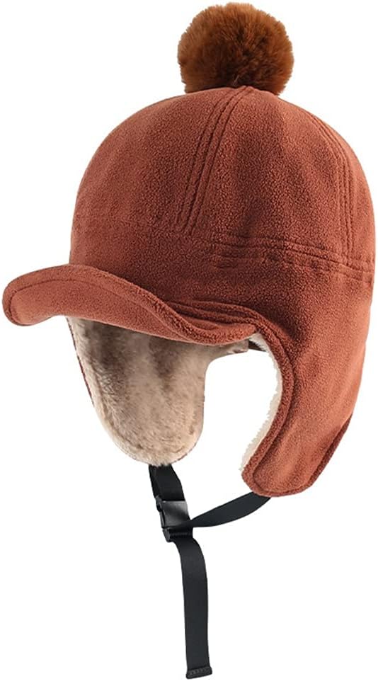 Fashion Winter Warm Hats Ear and Ski Cap Thick Plush Men Women's Snow Cap Ear Flaps(Tibetan green)