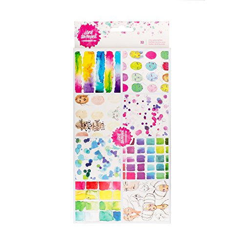 Jane Davenport Mixed Media 32 Piece Collage Paper, None