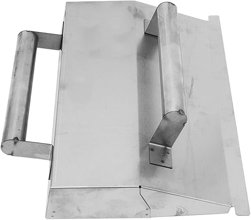 Miniatura 9 de Paleta de enlucido de acero inoxidable Doble manija Skimming acabado esquina paleta para suelo de pared techo lechada flotador herramienta