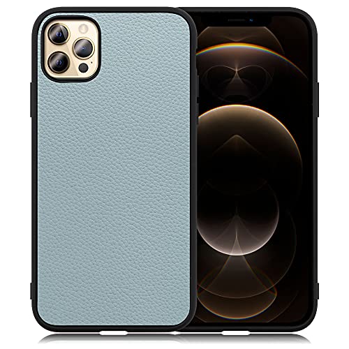 LOOF LUXURY-SHELL �{�v ���U�[ �X�}�z�P�[�X for iPhone 12 Pro Max �p �P�[�X �J�o�[ �X�g���b�v�z�[�� �V���v�� �ϏՌ� ���^ �y�� leather [�X�J�C�u���[]