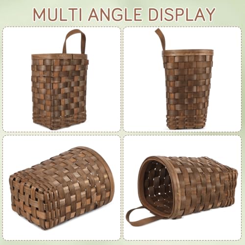 Kichvoe-Door-Hanging-Basket-Hanging-Wicker-Wall-Basket-Vegetable-Fruit-flower-basket-Farmhouse-basket-for-Home-Garden-Kitchen-Bathroom-Decor Kichvoe Door Hanging Basket Hanging Wicker Wall Basket Vegetable Fruit flower basket Farmhouse basket for Home Garden Kitchen Bathroom Decor