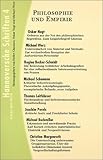 Hannoversche Schriften 4. Philosophie und Empirie.