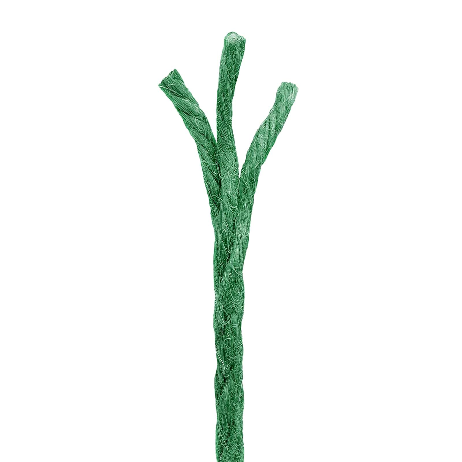 Juteseil Grün 100% Tossa Jute 3-lagig 10er Pack