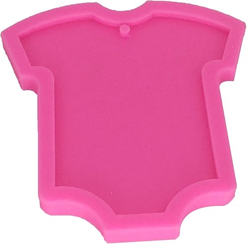 Miniatura 3 de Angel Wings Moldes de silicona con forma de ropa de bebé brillante brillante, llavero, molde de arcilla polimérica, collar, resina epoxi,