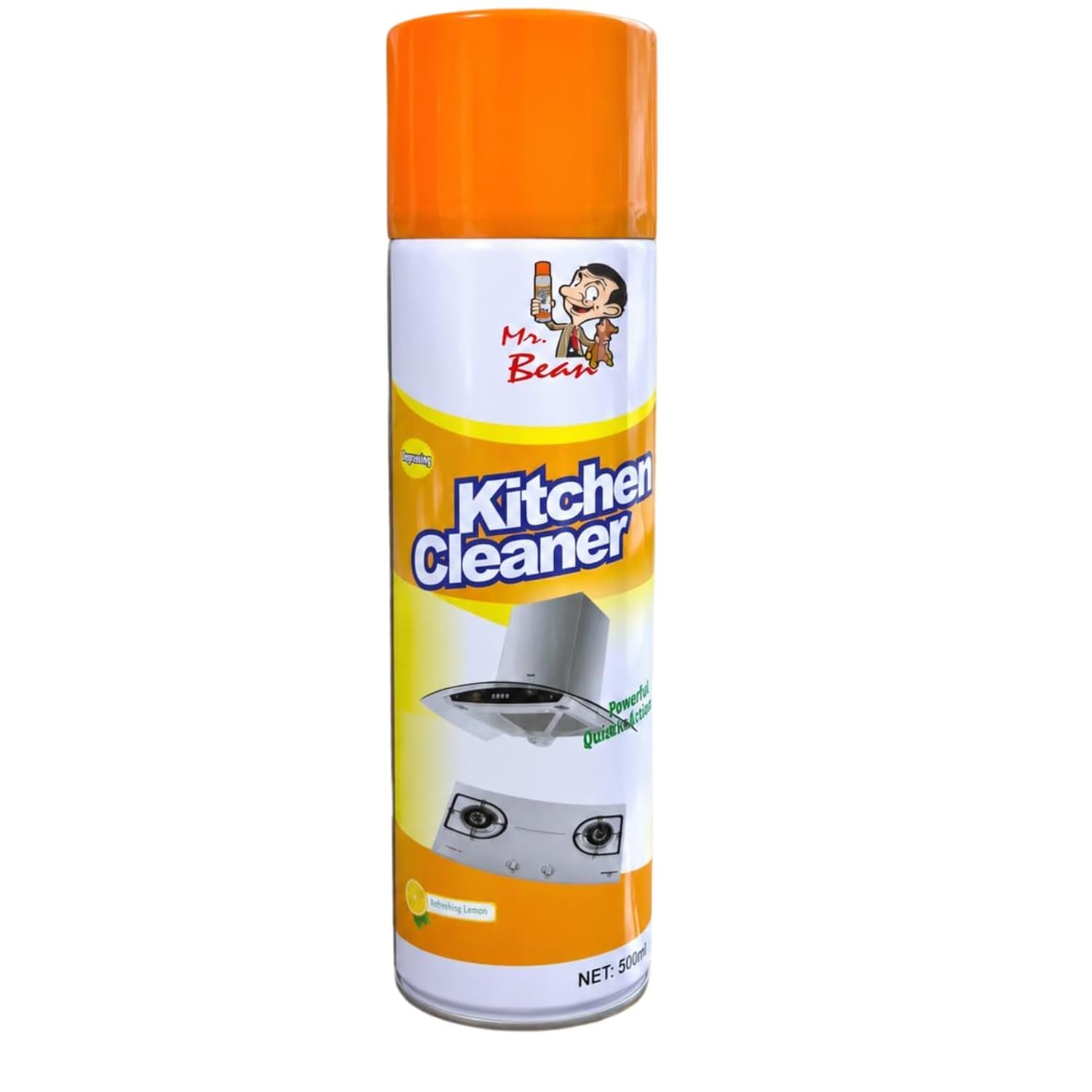 Drumstone 5 𝒀𝒆𝒂𝒓𝒔 𝑾𝒂𝒓𝒓𝒂𝒏𝒕𝒚 500ml Kitchen Degreaser Foam Cleaner Spray, Multipurpose Oil & Grease Remover with Lemon Fragrance for Kitchen Cabinets, Countertops, Cooktops, Chimneys,-image-27