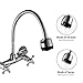 Wall Mount Kitchen Sink Faucet Double Cross Handle Mixer Tap With Sprayer Chrome Finish Hold And Cold Water 4-8 Inch Holes Distance Rotatable