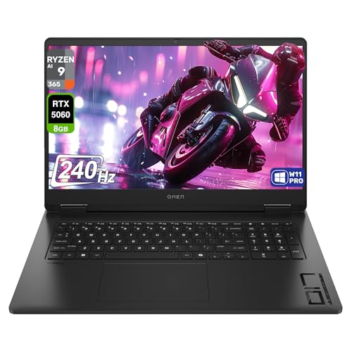 HP OMEN Q[~Om[gp\R AMD Ryzen AI 9-365 32GB DDR5 RAM 2TB PCIe SSD 17.3C` FHD (1920x1080) 144Hz fBXvC Nvidia G-Force RTX 5060 