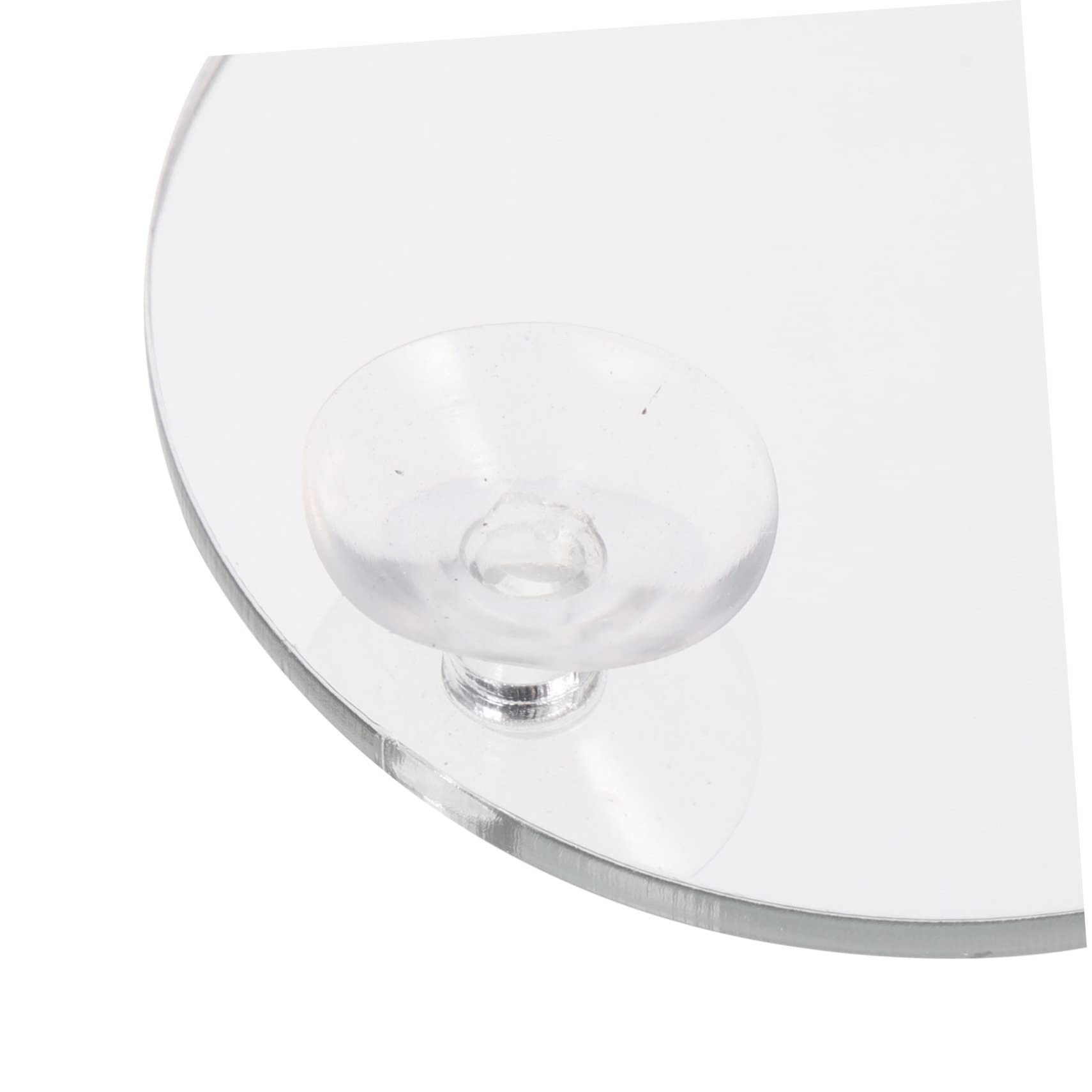 DOITOOL 30piezas Espejos Decorativos para Peces Betta Ventosas Espejos De Acuario De Doble Cara Accesorios para Decoración De Tanques De Peces Apto para Agua Dulce y Salada
