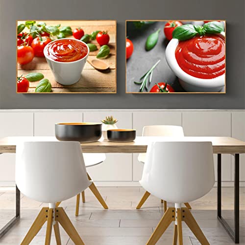 Affiche tomate ketchup KEBIA pour une ambiance bistrot chez soi
