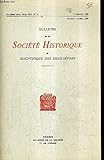  BULLETIN DE LA SOCIETE HISTORIQUE ET SCIENTIFIQUE DES DEUX SEVRES DEUXIEME SERIE TOME XXI N°2 2E TRIMESTRE 1988 - projets d\'aménagements du château de thouars - la pierre polie au musée barré à thouars observations préliminaires à une étude plus générale.