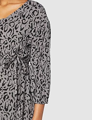 Supermom Damen Sea Leopard Umstandskleid - Stillfreundlich Mit Bindegurt