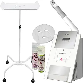 Kit Beauty Steam Vapor de Ozônio + Suporte (Suporte Branco)