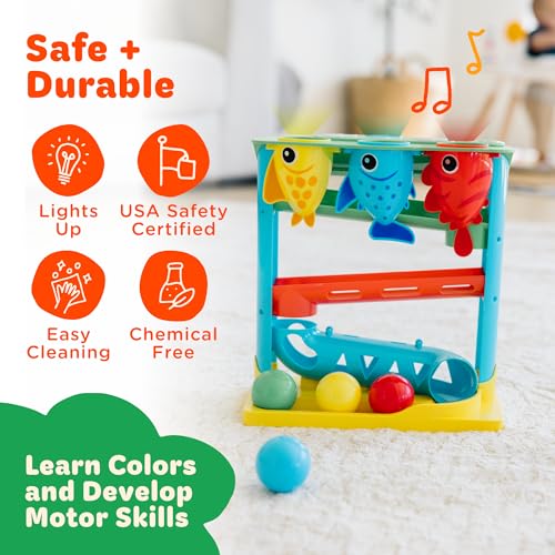 image for Move2Play, Feed The Fish | Interactive Baby & Toddler Toy | 1, 2+ Year