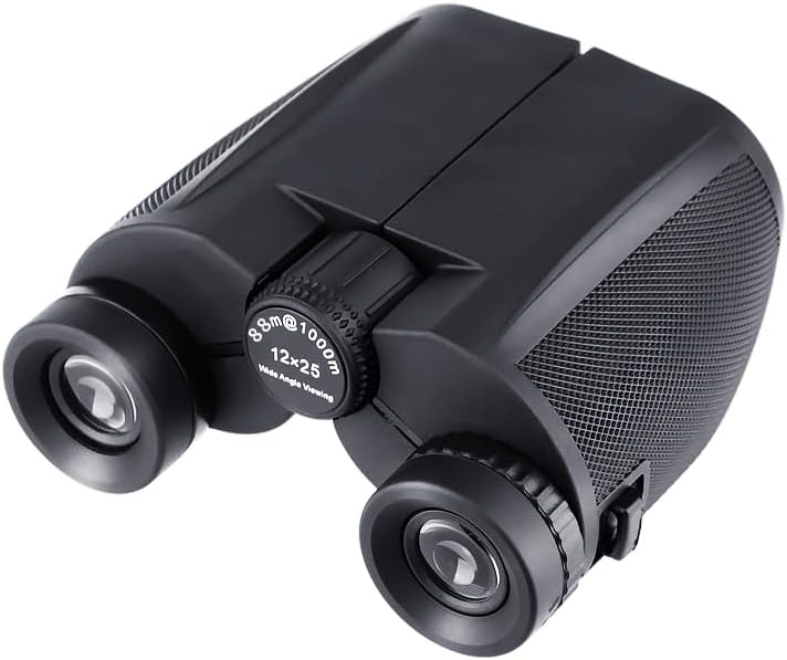 12x25 Binoculars for Adults, Large View/Eyepiece Compact Binoculars with Low Light Vision, High Powered Easy Focus Binoculars for Bird Watching, Travel, Concert Theater Thumbnail