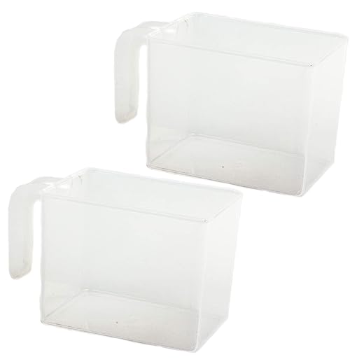 Omega 8006 Juicer Replacement Bowl Set - Pulp and Juice Collection Plastic Clear Containers Cup (2 Rectangle Bowls)