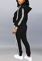 Vista 2 de Mrskoala Two Piece Outfits for Women Tracksuit Sweat Suits Workout Jogging Sets Loungewear with Pocket