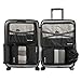 Produktbild Set 7 Kleidertaschen -3 Packwürfel + 2 Umschläge + 1 Beutel für Unterwäsche + 1 SchuhbeutelBlack