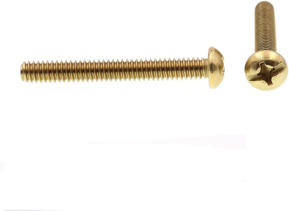 Prime-Line 9005585 Machine Screws, Round Head, Phillips/Slotted Combination Drive, 1/4-20 x 2 in. (25 Pack)