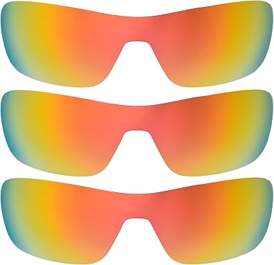 IMYTPFT 3 Compatible/Replacement for Lenses oakleys Turbine Rotor Red Polarized