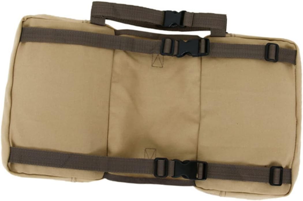 Levemolo Pet Dog Camping Backpack Portable Adjustable for Outdoor Travel Hiking and Camping Khaki with Pockets for Snacks and Essentials
